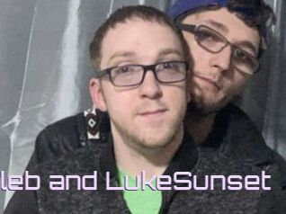 Caleb_and_LukeSunset