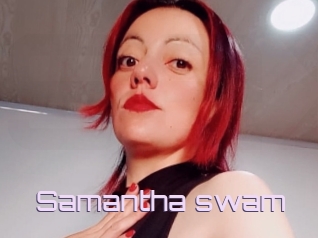 Samantha_swam